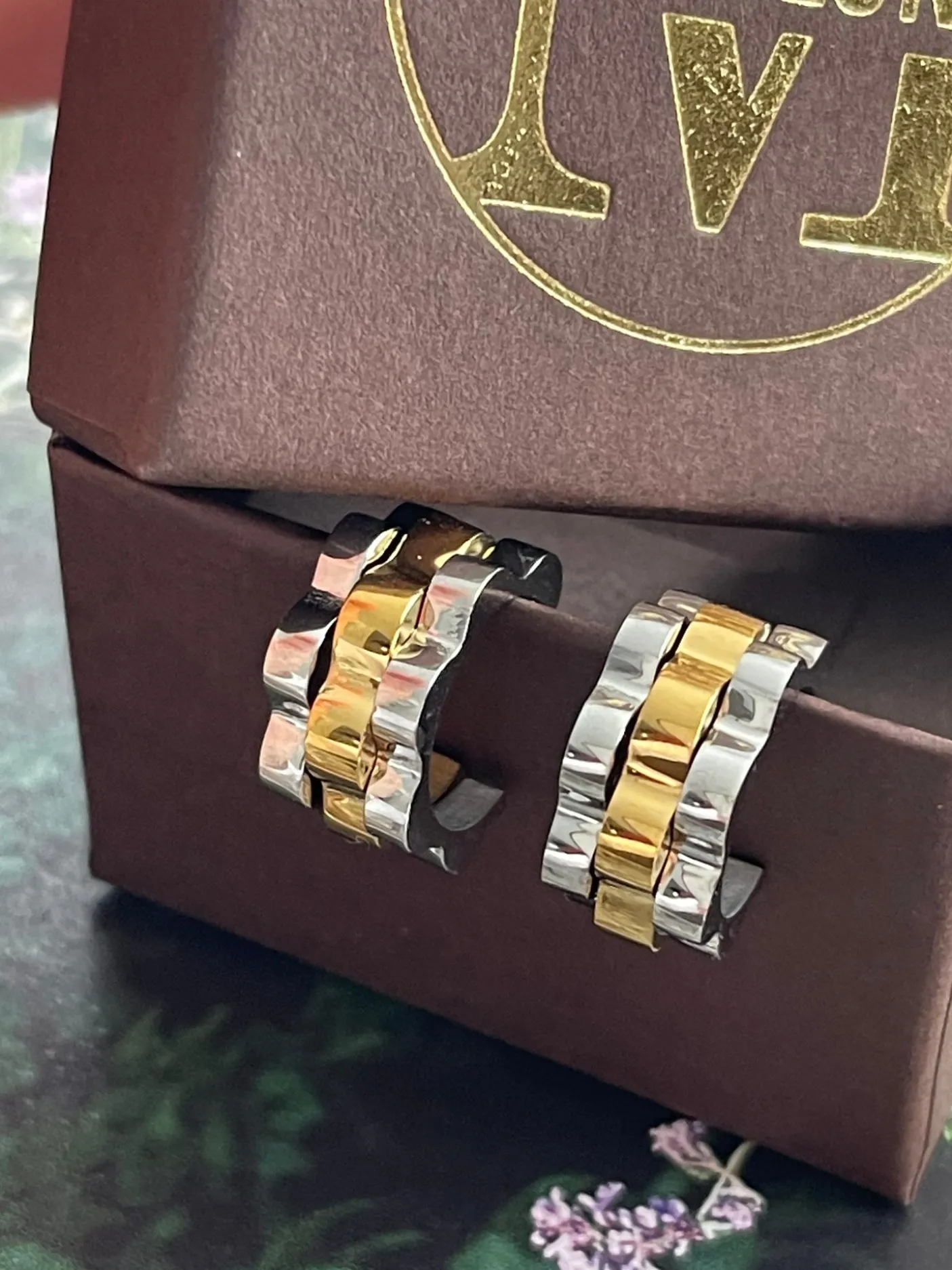 Øreringe MARITA - Bicolour