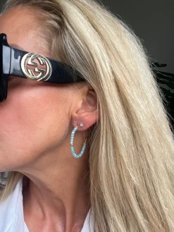 Øreringe Merle – Ice blue