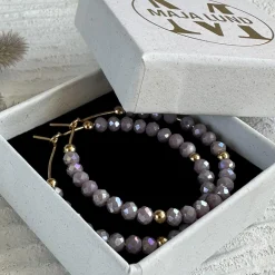 Øreringe Merle – Lavendel