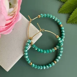 Øreringe Merle – Turkis