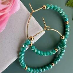 Øreringe Merle – Turkis