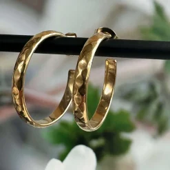 Øreringe Mille forgyldt