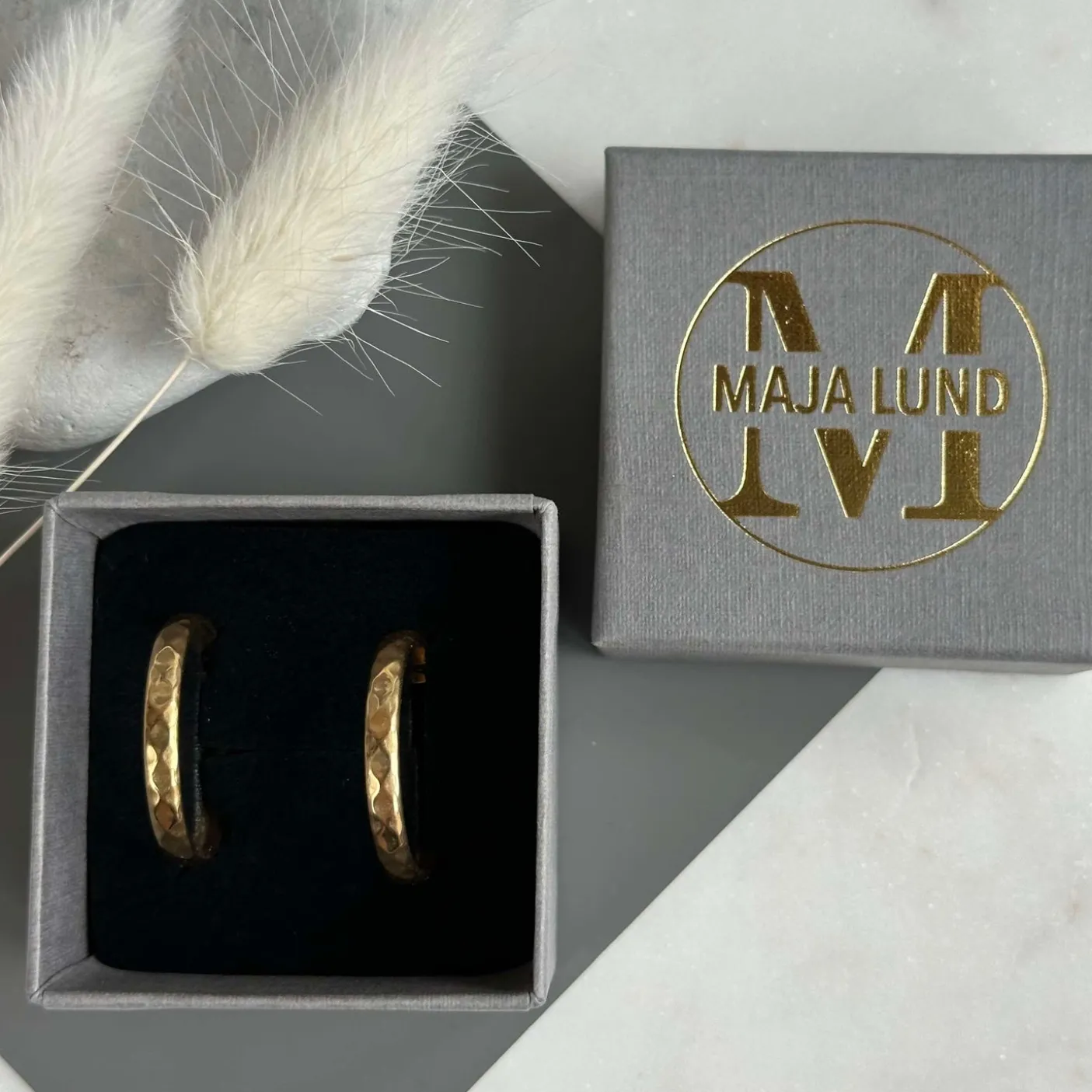 Øreringe Mille forgyldt