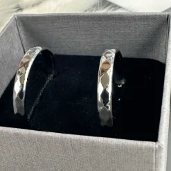 Øreringe Mille sølvbelagt