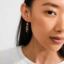 Øreringe MILO forgyldt