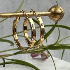 Øreringe Mindy 18k forgyldt