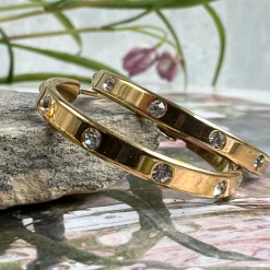 Øreringe Mindy 18k forgyldt