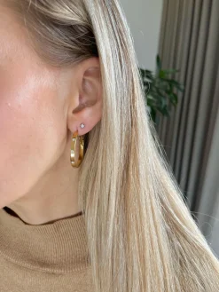 Øreringe Mindy 18k forgyldt