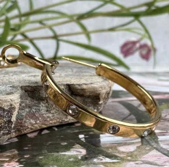 Øreringe Mindy 18k forgyldt