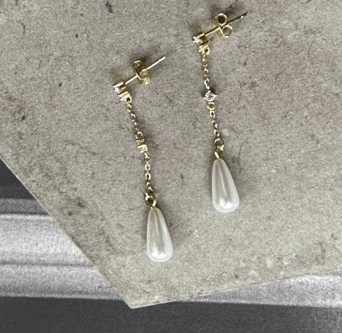 Øreringe Mischa 18K forgyldt sterling sølv