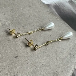 Øreringe Mischa 18K forgyldt sterling sølv