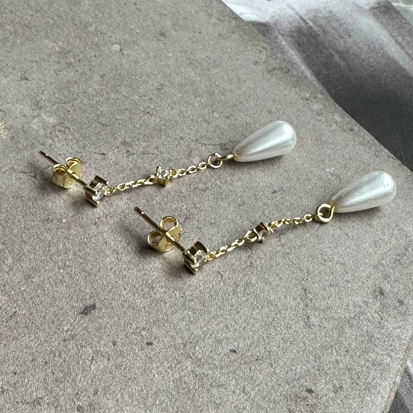 Øreringe Mischa 18K forgyldt sterling sølv