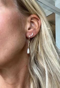 Øreringe Mischa 18K forgyldt sterling sølv