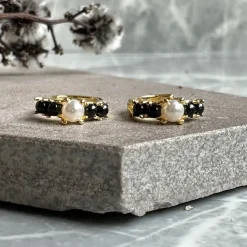 Øreringe Nicola 18K forgyldt