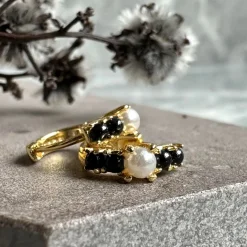 Øreringe Nicola 18K forgyldt