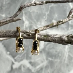 Øreringe Nicola 18K forgyldt