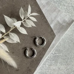 Øreringe Norma - Sterling sølv