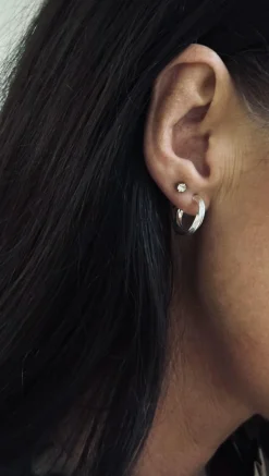 Øreringe Norma - Sterling sølv