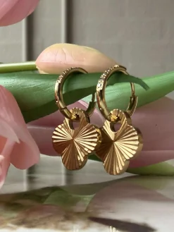 Øreringe SAGA - forgyldt