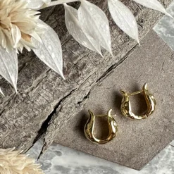 Øreringe Sheila 18K forgyldt sterling sølv