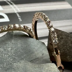 Øreringe Smilla Hoops forgyldt