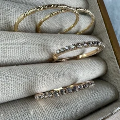 Øreringe Smilla Hoops forgyldt