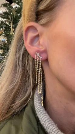 Øreringe Winona forgyldt Sterling Silver