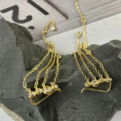 Øreringe Winona forgyldt Sterling Silver