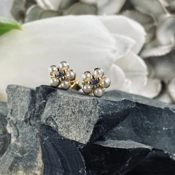 Ørestikker Bella forgyldt sterling sølv