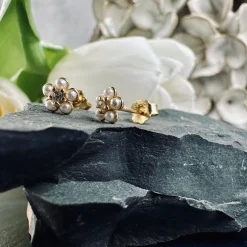 Ørestikker Bella forgyldt sterling sølv