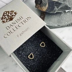 Ørestikker Gillano forgyldt - Vandfast