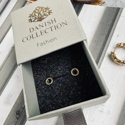 Ørestikker Icelyn forgyldt - Vandfast