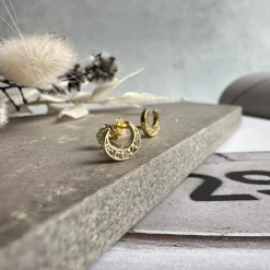 Ørestikker Marleen 18K forgyldt Sterling Silver