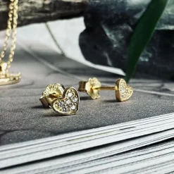 Ørestikker Nena - forgyldt Sterling sølv