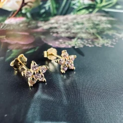 Ørestikker Vanessa forgyldt sterling sølv