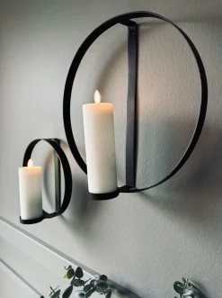 Ring til Bloklys Black - Sæt af 2 stk