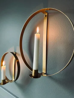 Ring til stagelys Gold - Sæt af 2 stk