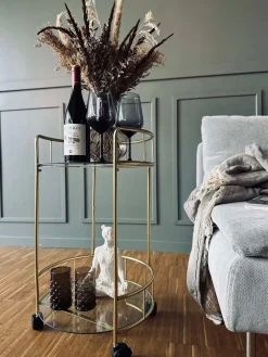 Rullebord i messing look