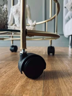 Rullebord i messing look