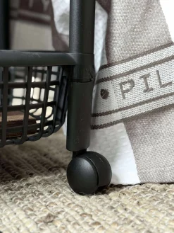 Rullevogn m. 4 kurve - Sort