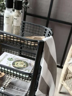 Rullevogn m. 4 kurve - Sort