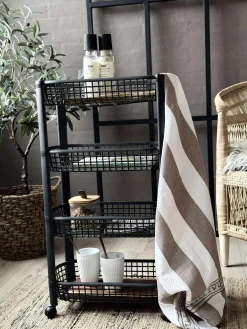 Rullevogn m. 4 kurve - Sort