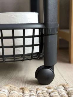 Rullevogn m. 4 kurve - Sort