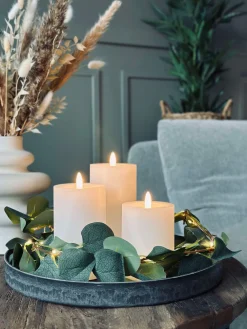 Rund fad / bakke i beton look - Stor