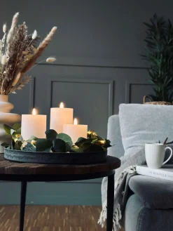 Rund fad / bakke i beton look - Stor