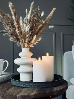 Rund fad / bakke i beton look - Stor