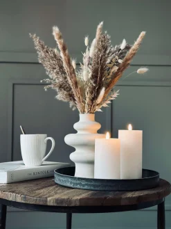 Rund fad / bakke i beton look - Stor