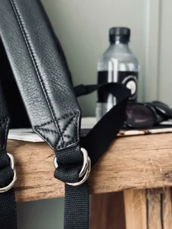 Rygsæk – Black leather