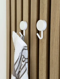 Selvklæbende knage - Sort eller hvid