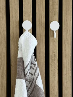 Selvklæbende knage - Sort eller hvid